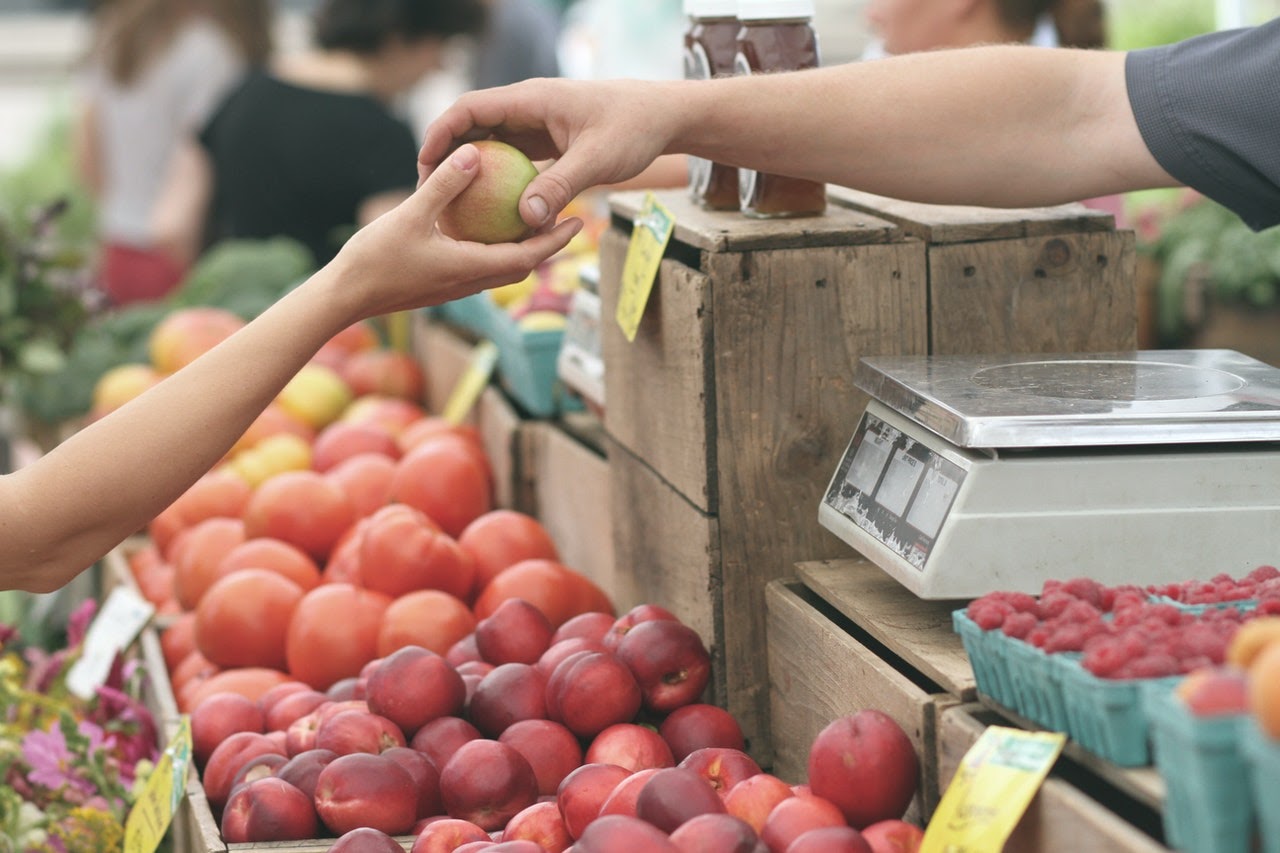 Farmers Market produce - apples